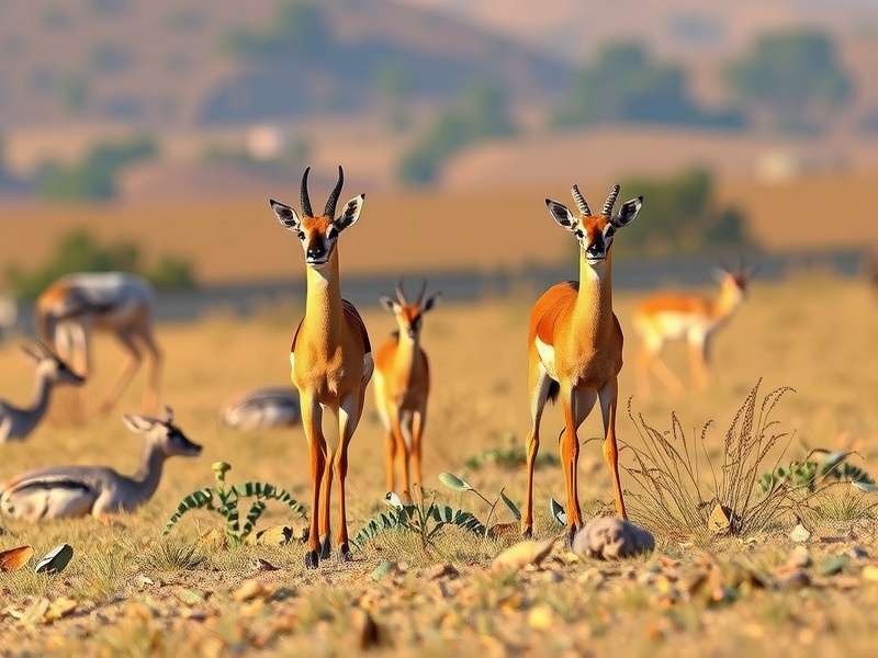 Galloping Gazelle Indian Regions Map